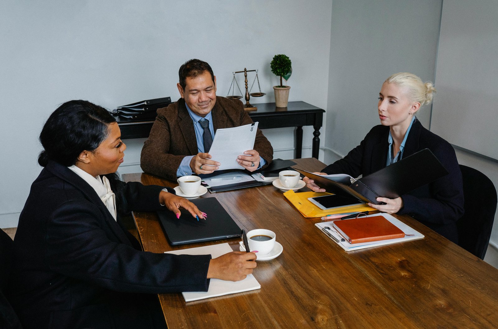 Professional team working